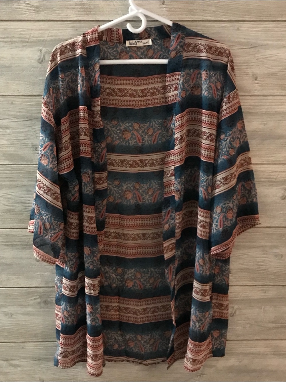 Wall Flower Sheer Cover Up / Kimono